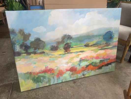 Colorful 32x42 landscape canvas 🌳