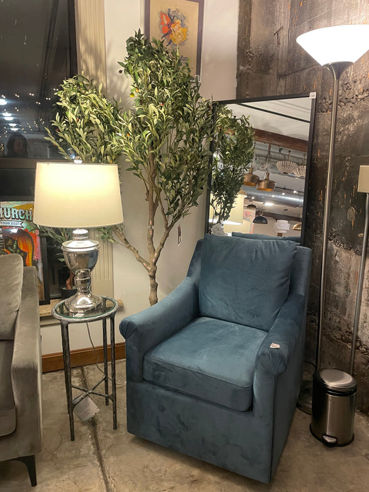 Super soft blue swivel accent chair ♡