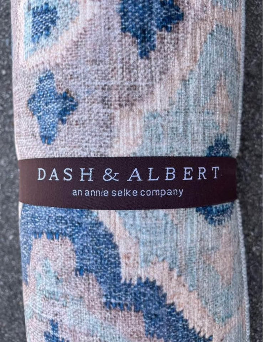 8x10 machine washable blue & pink rug 🌸