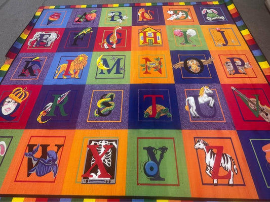 Primary school children’s rug 🔤🌈