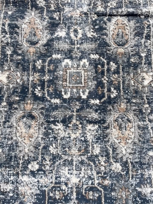 3x4 denim / pebble Loloi rug