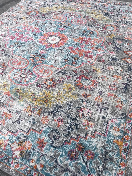 8x10 colorful medallion floral Surya rug 🌺