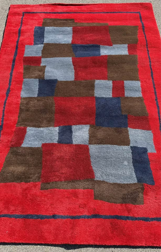 6x9 red, brown, & blue rug ❤️