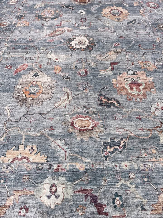 8x11 blue multicolor botanical Loloi rug 🌸