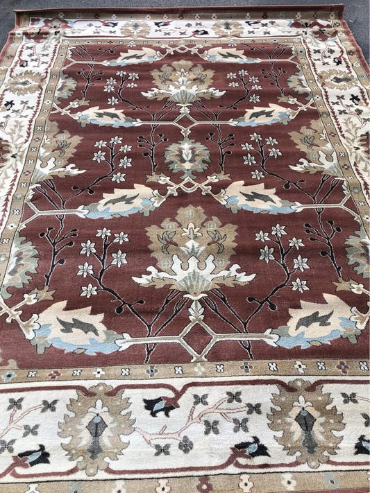 8x10 traditional, soft botanical rug 🌹