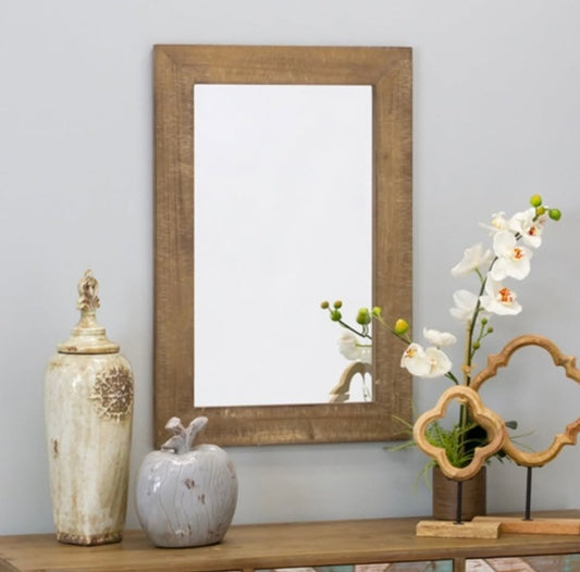 Nutmeg 20x30 rustic mirror 🪞