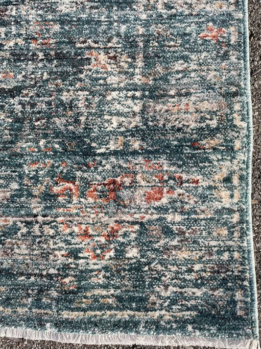 2x4 rust & blue Loloi rug 🧡