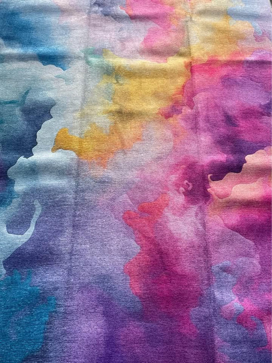 5x7 dreamy, whimsical washable Crayola rug 🌈