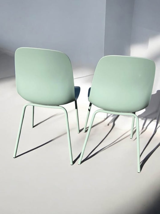 2 sturdy mint green chairs 🍵