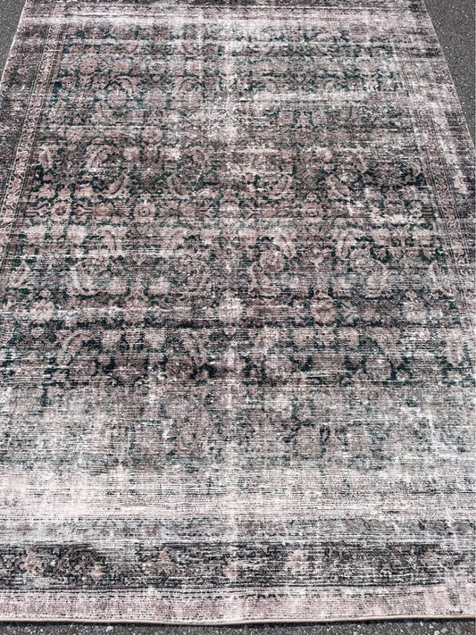 5x7 navy & pink cloudpile Loloi rug 🏜️