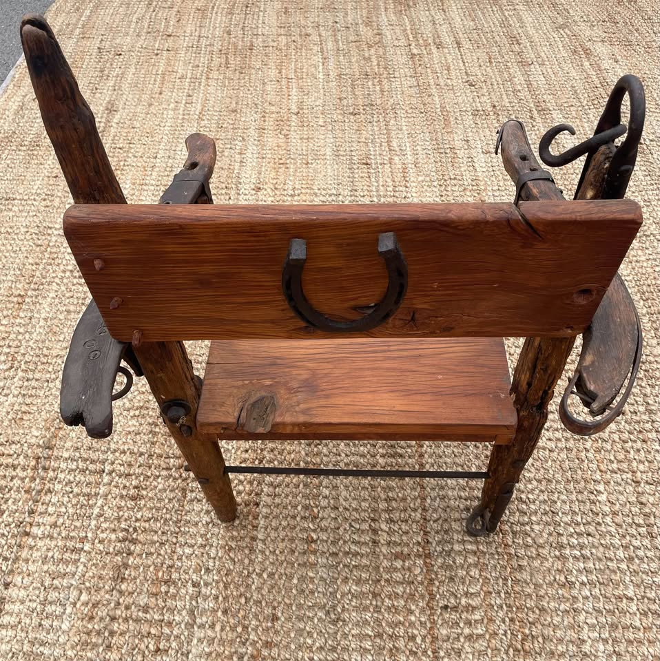 2 antique horse drawn sleigh bench seats 🐎