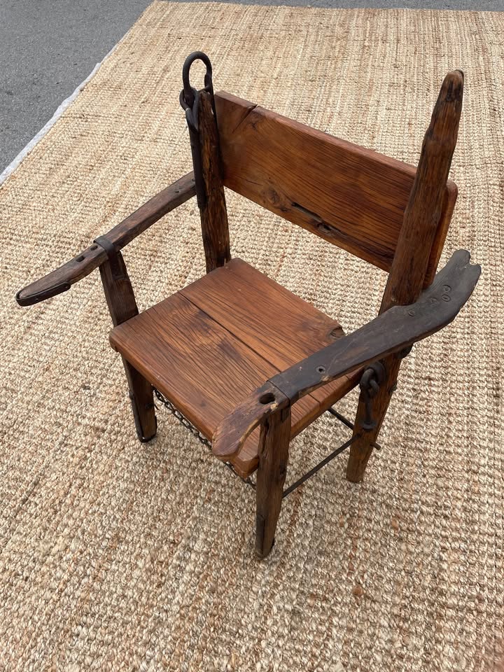 2 antique horse drawn sleigh bench seats 🐎