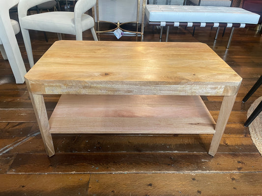 Modern natural mango wood coffee table☕