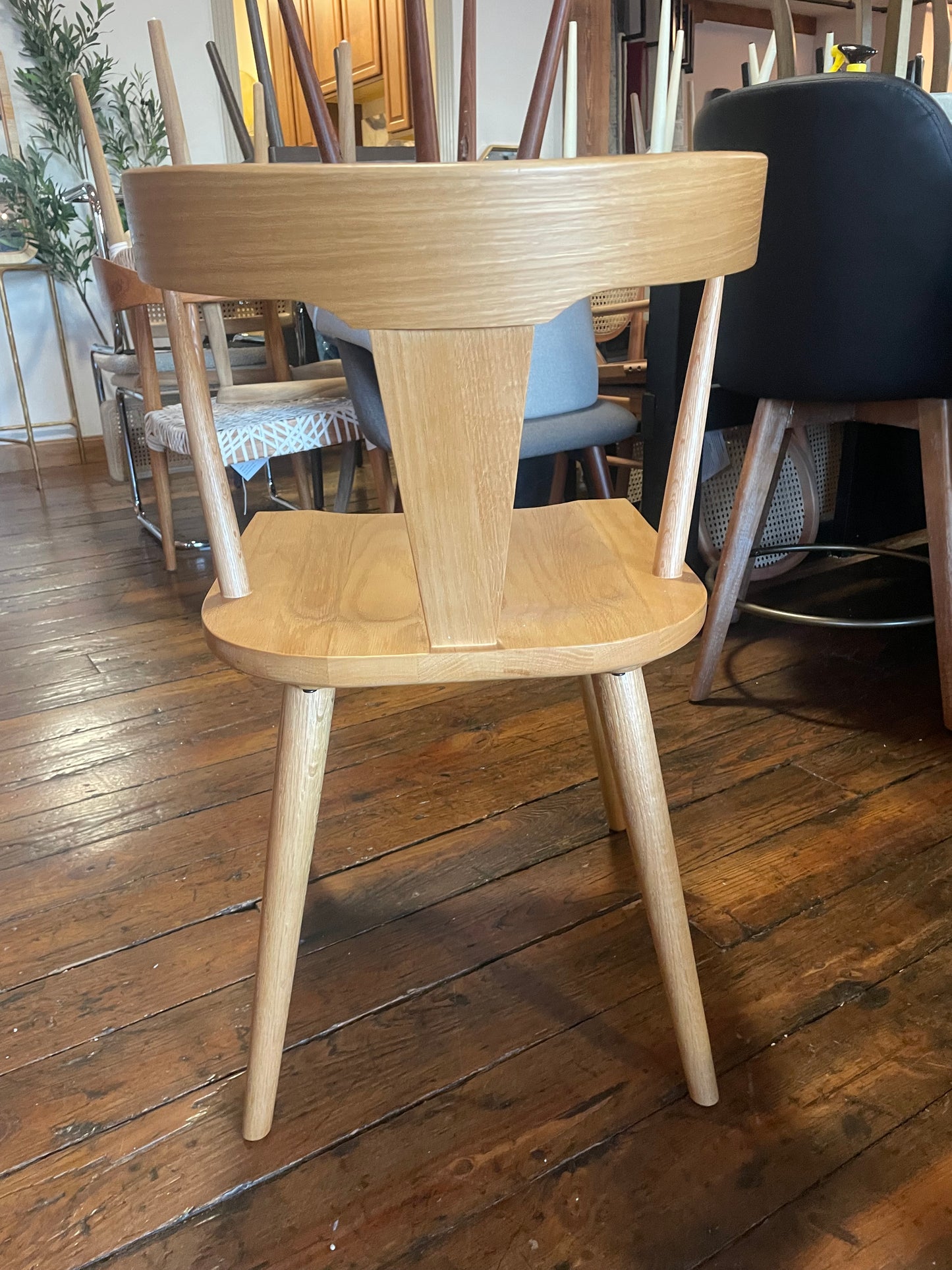 Solid oak wood Poly & Bark dining Chair 🍽️