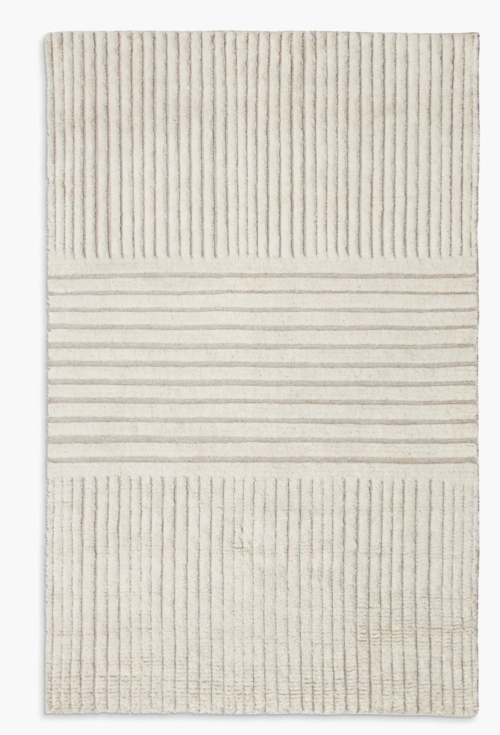 Hand-knotted wool rug