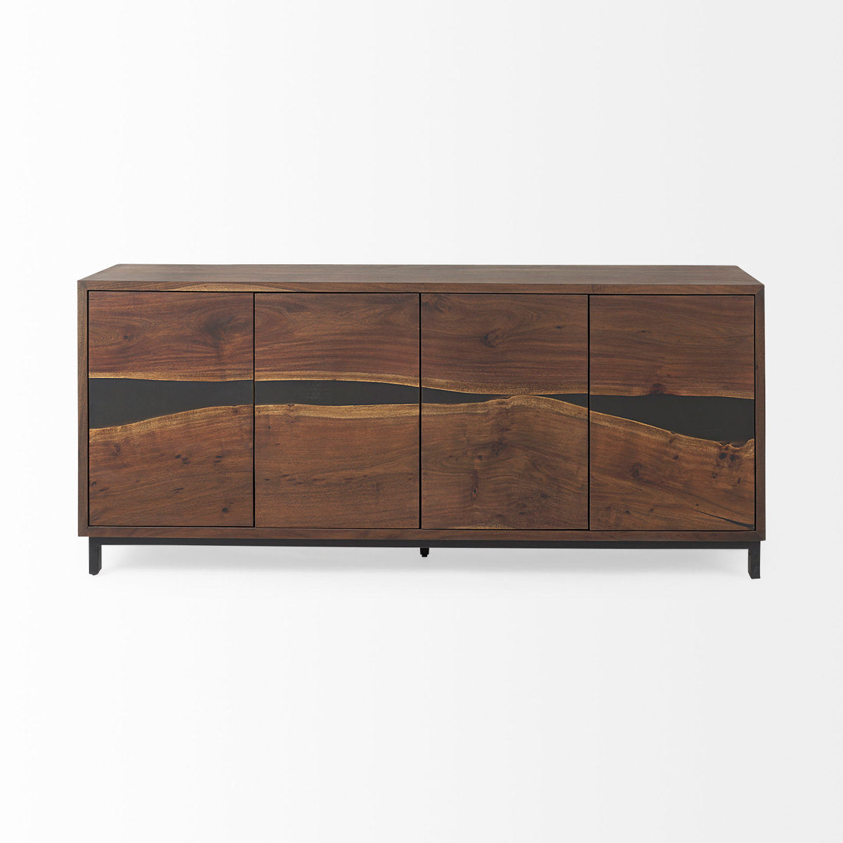 Mercana brown wood sideboard