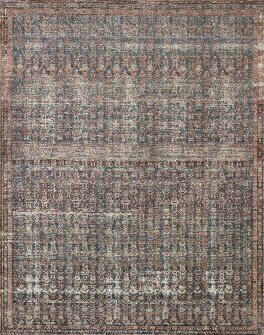 5x7 ocean & brick Loloi rug 🌺