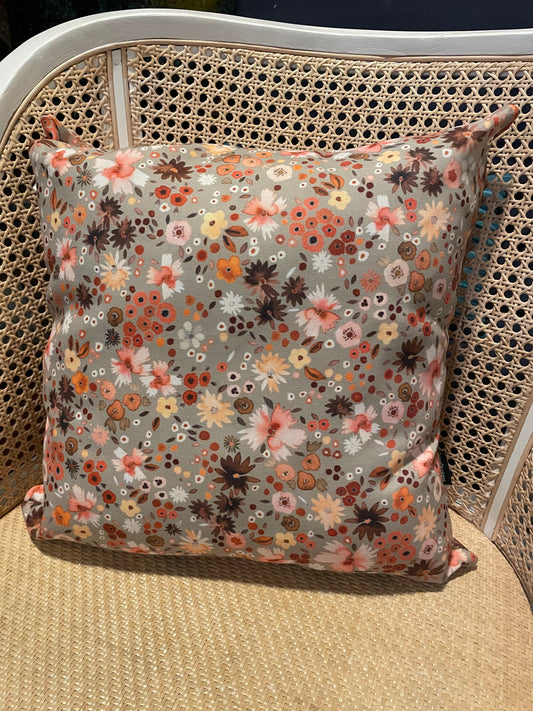 Colorful wildflower pillow 🌼