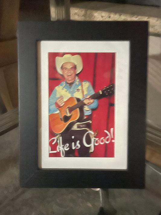 Framed 5x8 Nashville-inspired art 🎸