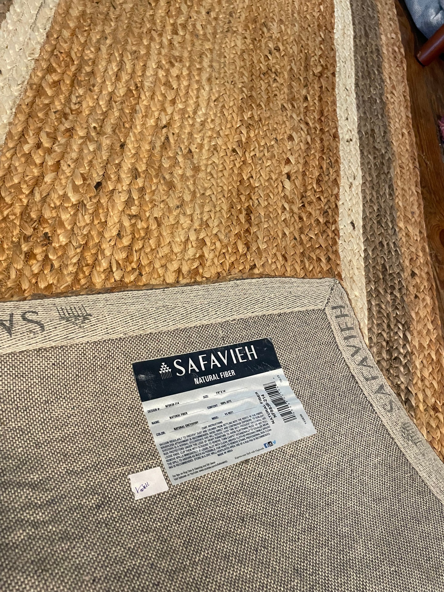 2x14 bordered jute runner 🪴