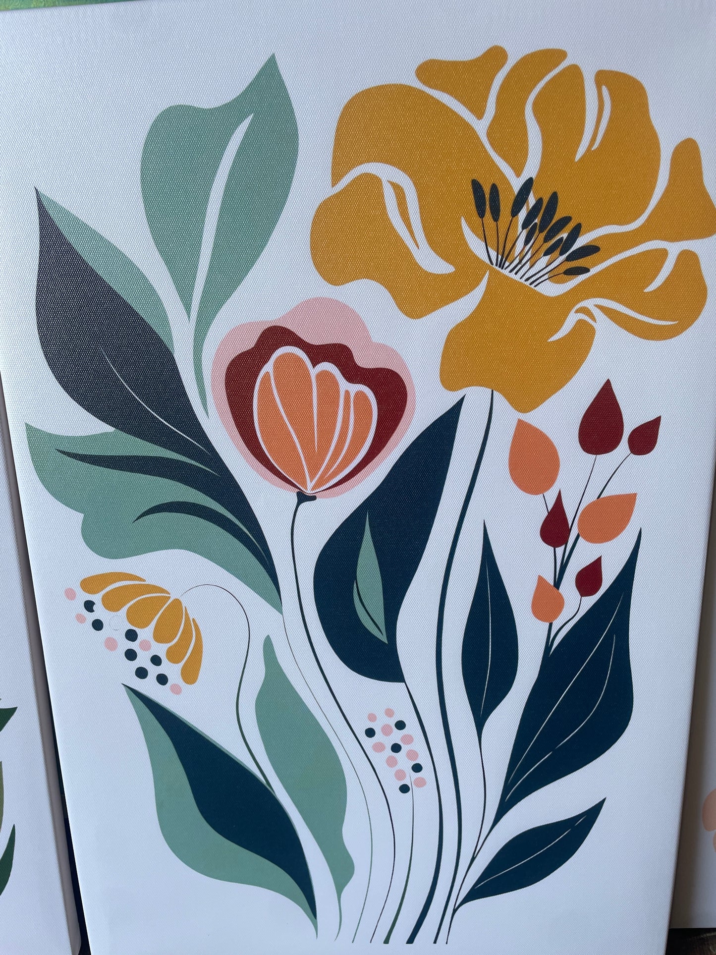 16x24 colorful flower canvas 🌼