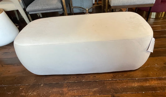 Cream velvet ottoman ♡