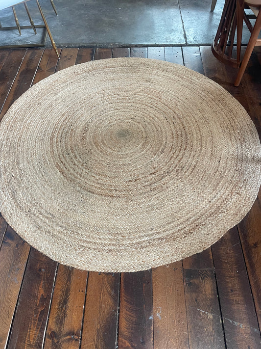 5ft round jute rug 🪴