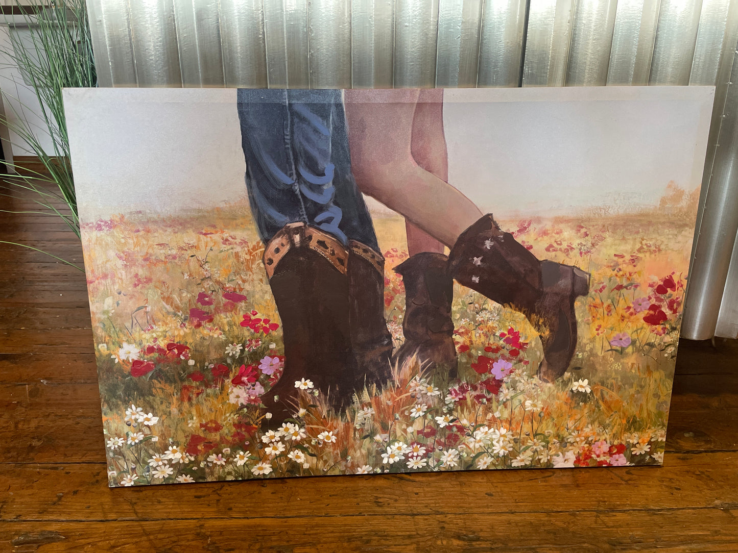 24x36 cowboy & cowgirl field canvas 🌸