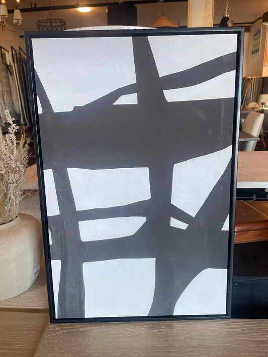 Black & white 16x24 modern art 🖤