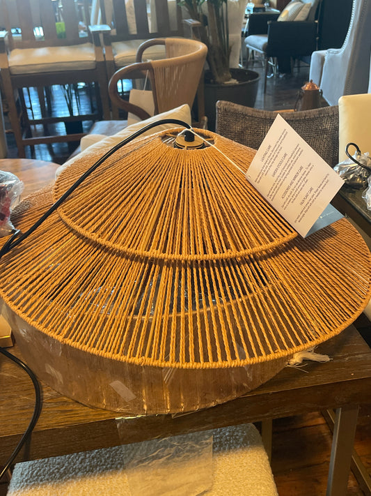 Rattan 2-level pendant 🪴