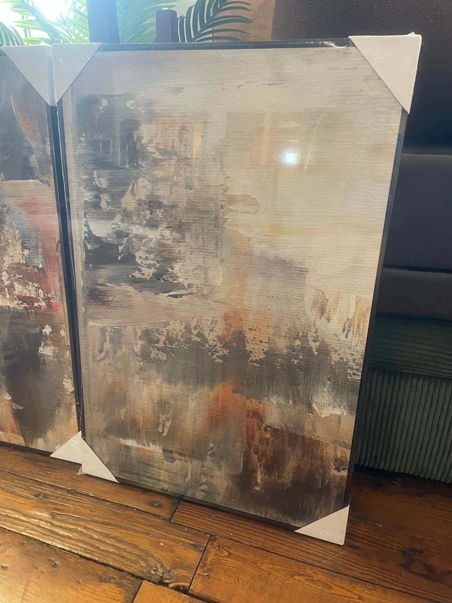 3 piece modern abstract art ❤️