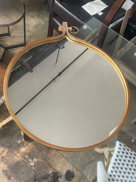 Pocketwatch round gold mirror ✨
