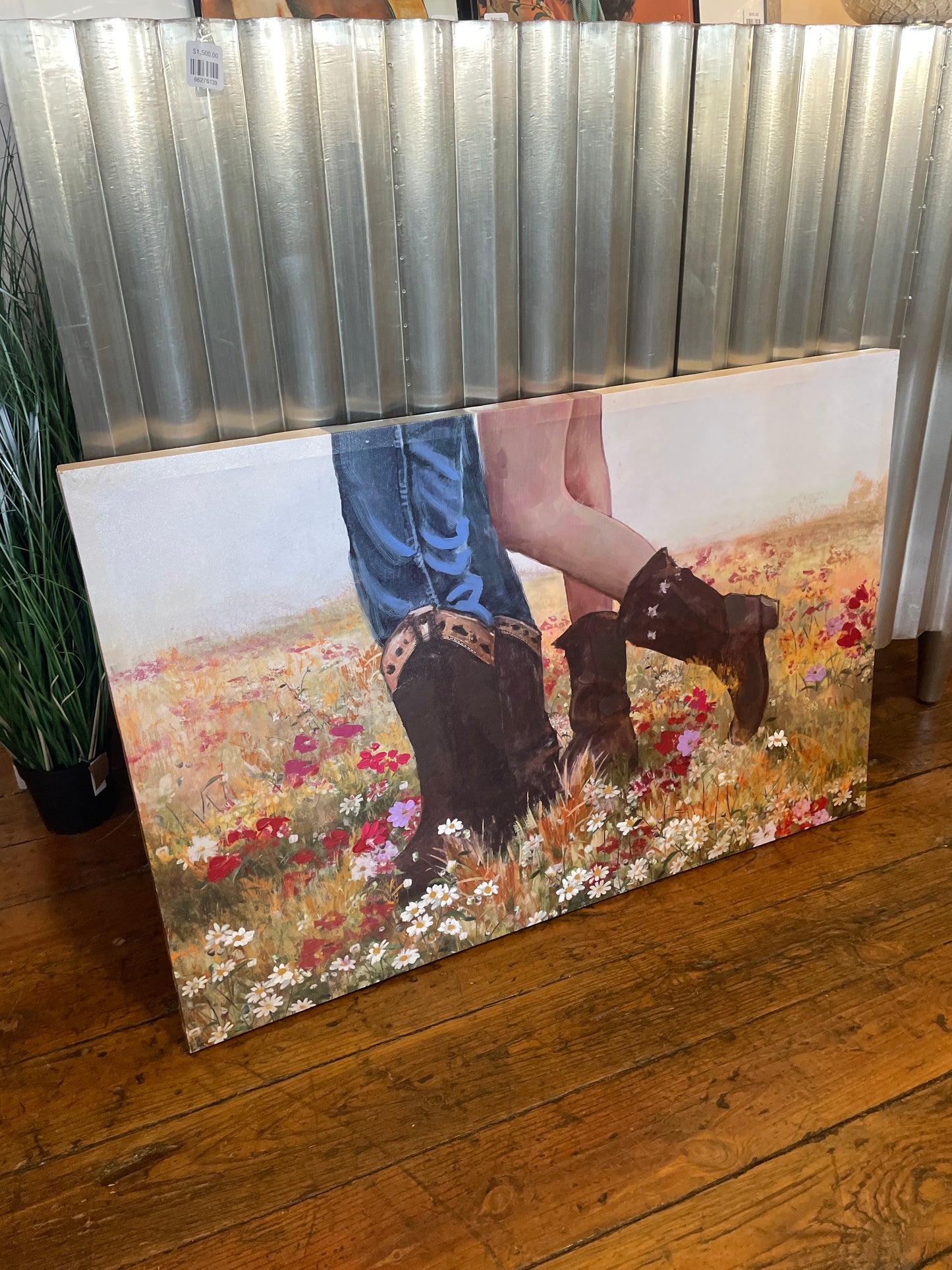 24x36 cowboy & cowgirl field canvas 🌸