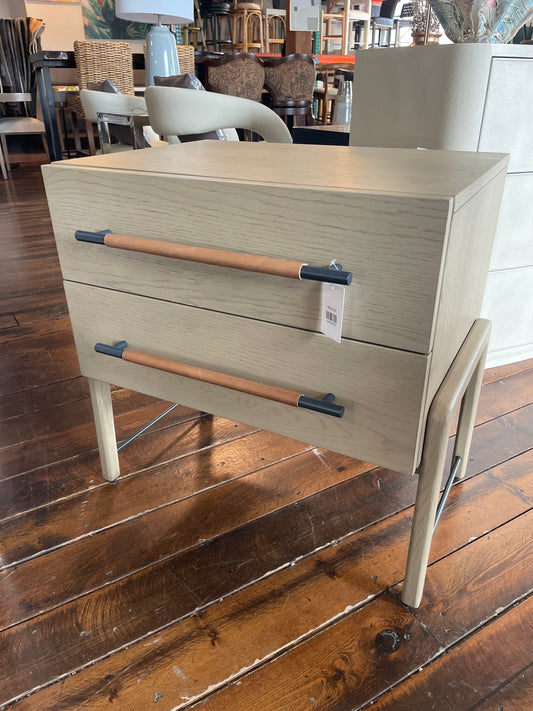 Four Hands oak veneer wood nightstand 🖤