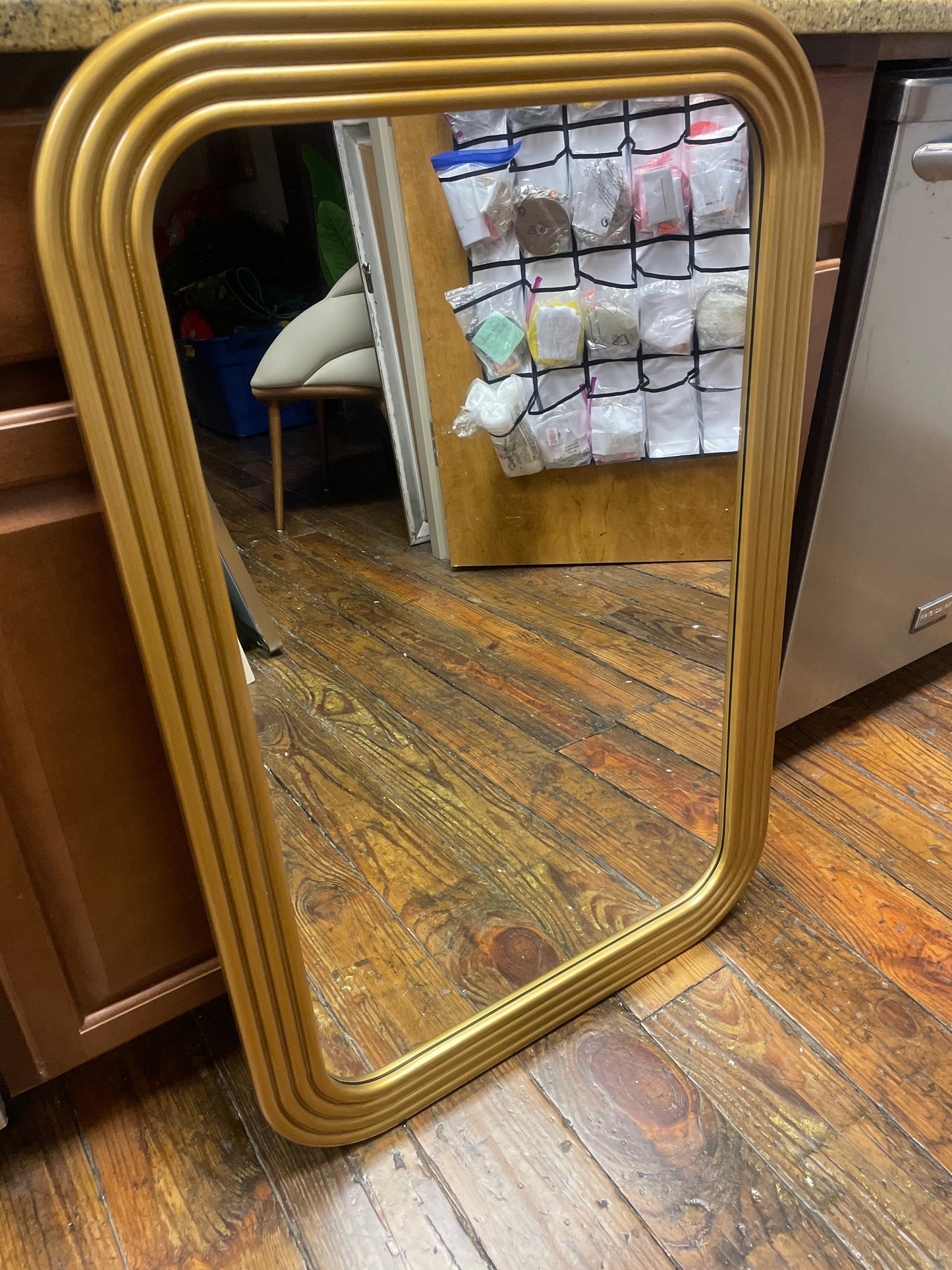 24x36 gold framed mirror 🌻
