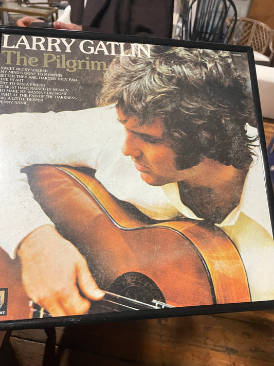 Framed 12x12 Larry Gatlin record 🎤
