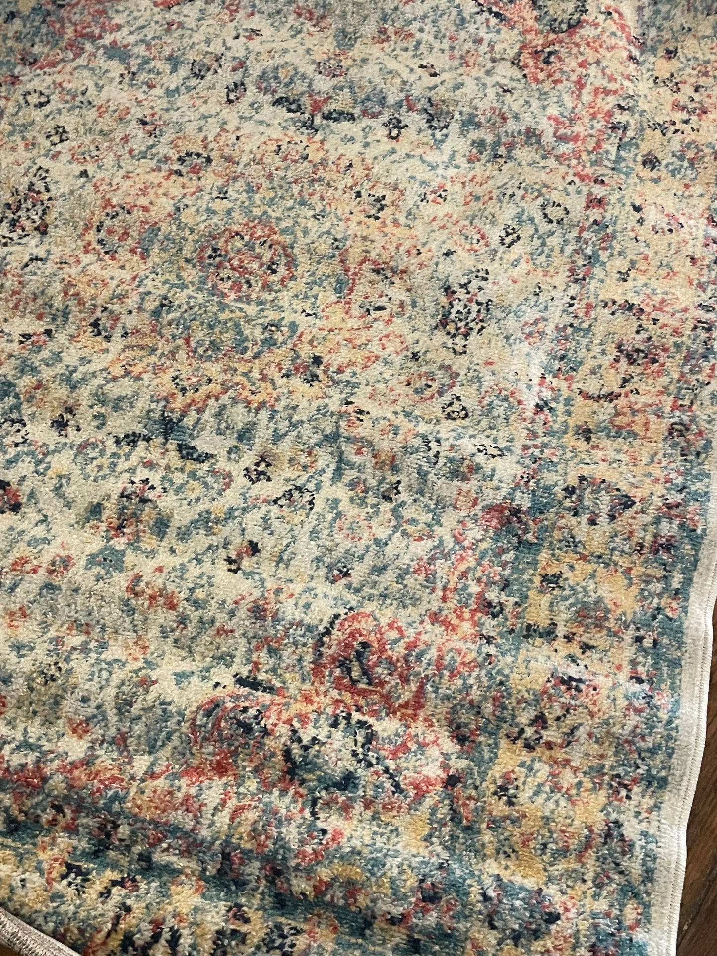 4x6 multicolor botanical rug 🌸
