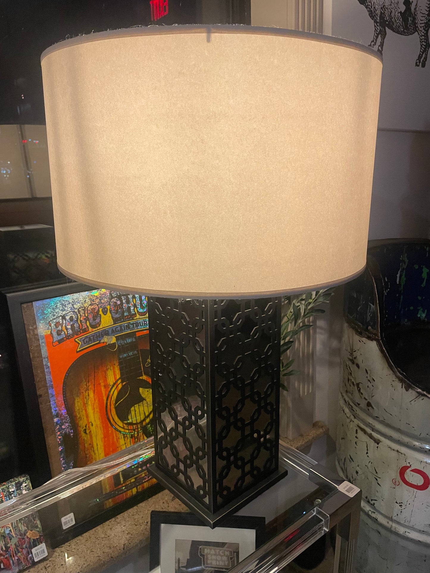 Jamie Young black & mirror lamp 💡