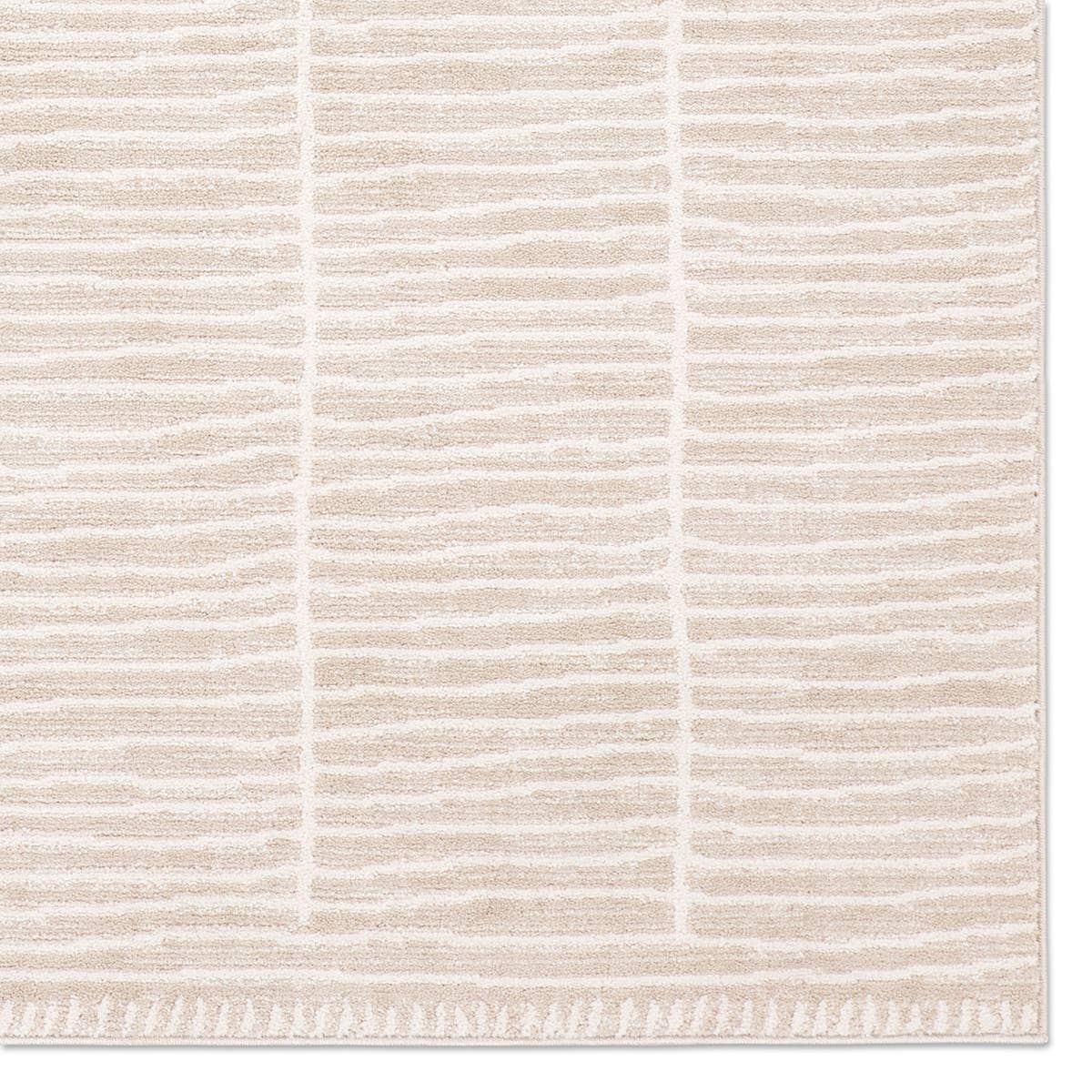 Jaipur Living hand woven beige & stone 9'6" x 13'6" rug