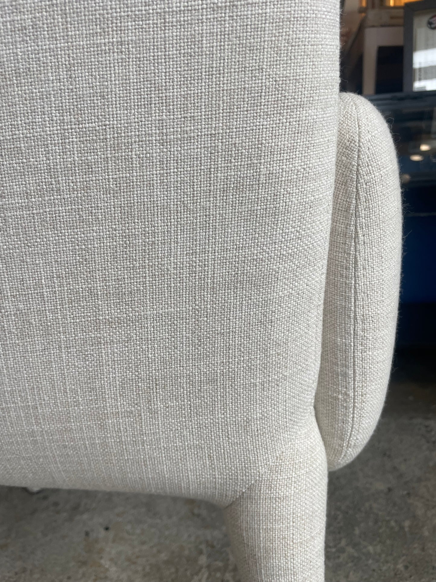 Four Hands linen dining chair 🦢