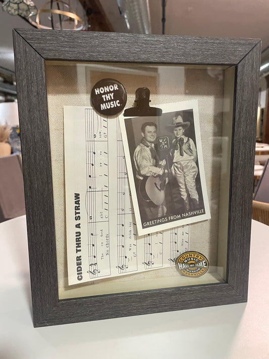 Shadowbox w/ music trinkets 🎼
