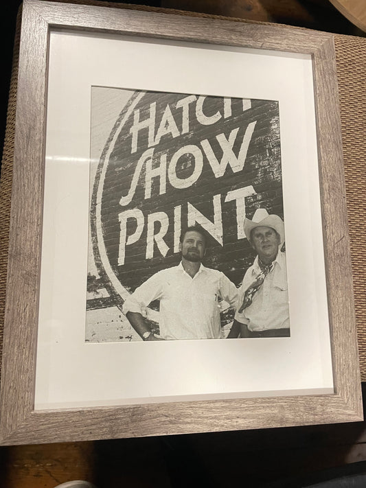 Framed Hatch Show print 🎤