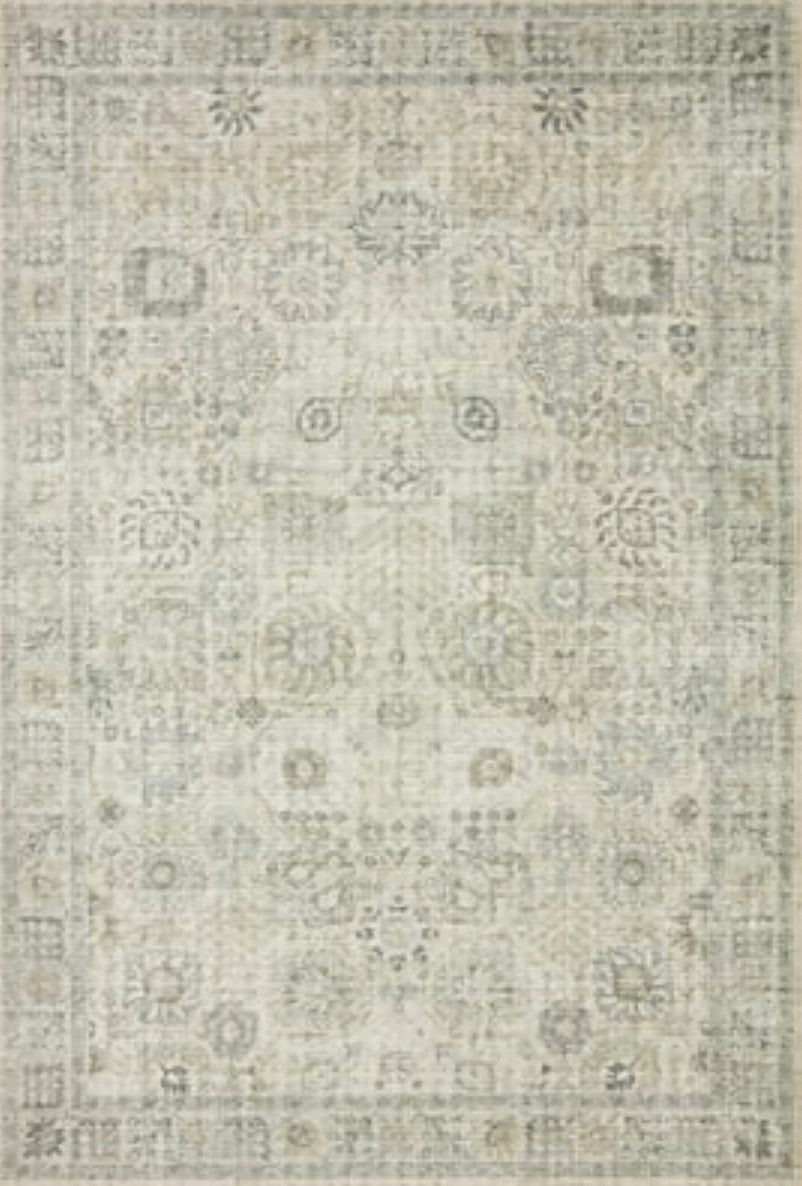 8x10 printed natural / sage Loloi rug 🍵