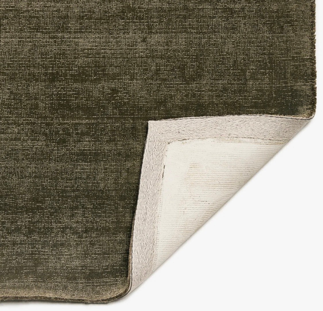 Four Hands olive green rug 🌻