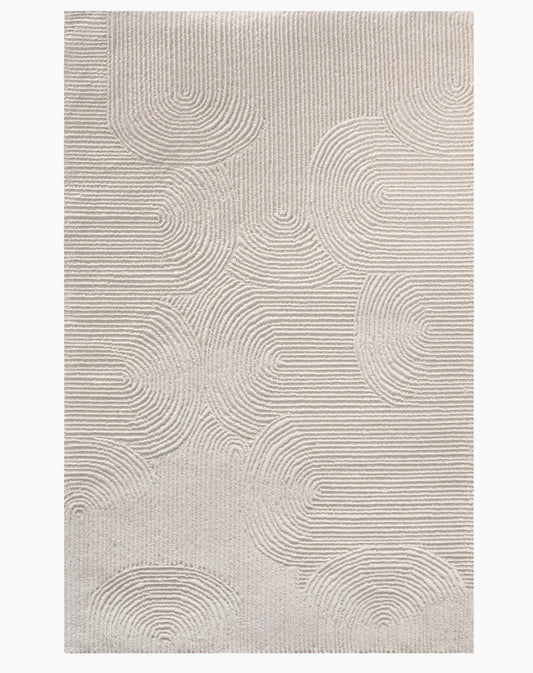 8x10 arches cream wool rug ✨
