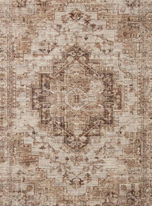 8ft round Loloi oriental rug 🤎