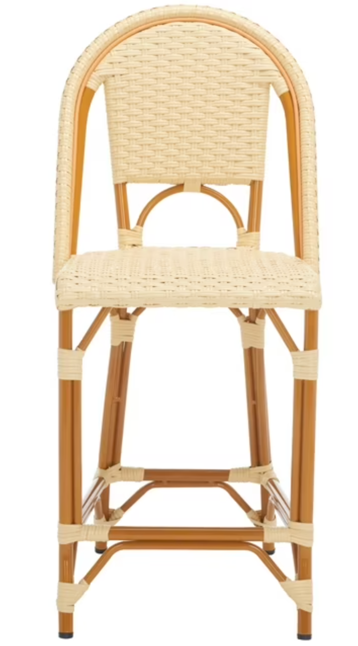 Natural indoor/outdoor barstool ☀️