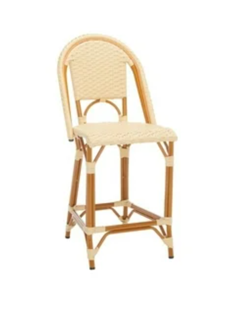 Natural indoor/outdoor barstool ☀️