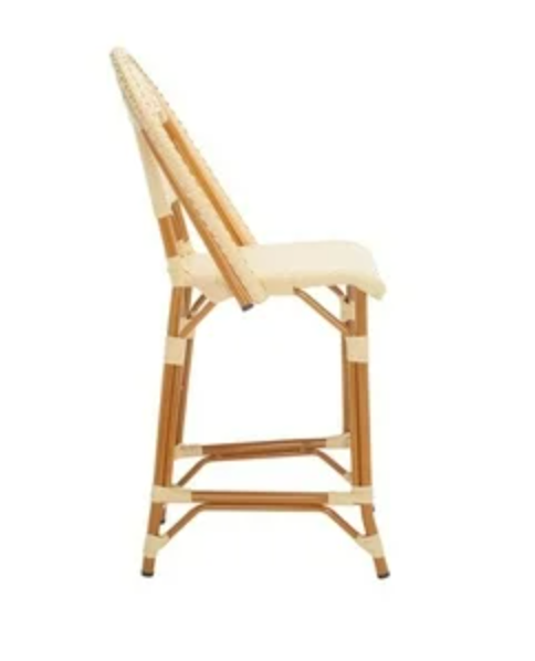 Natural indoor/outdoor barstool ☀️