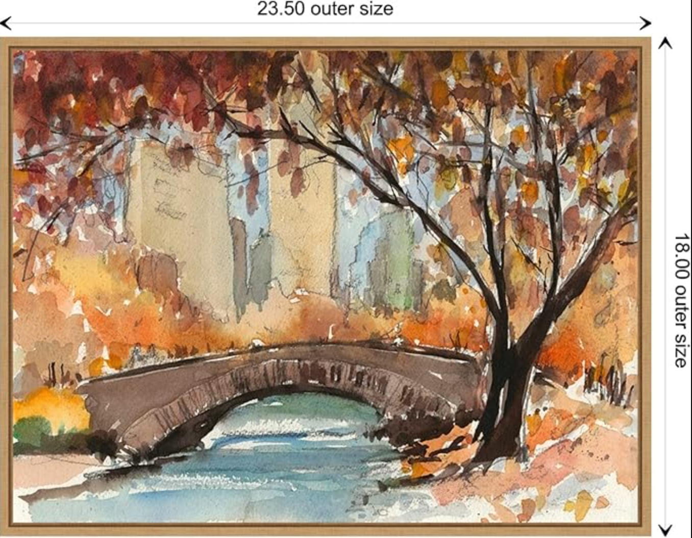 Autumn in New York 18x24 canvas 🍁🍂